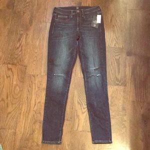 GAP distressed skinny jeans